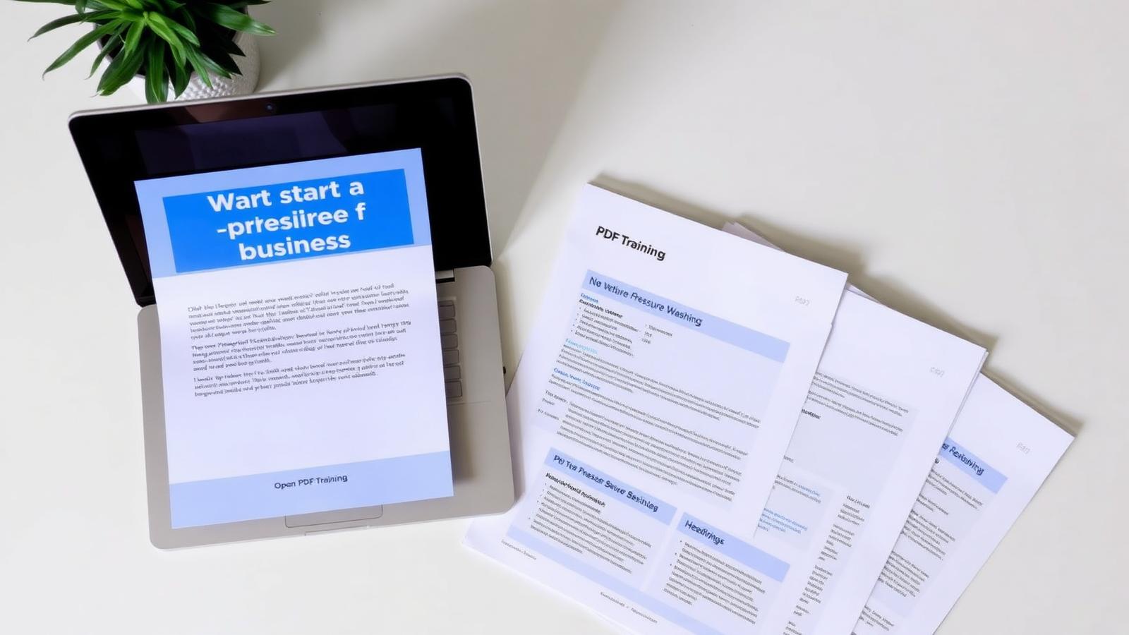 PressureWash Blueprint PDF training preview